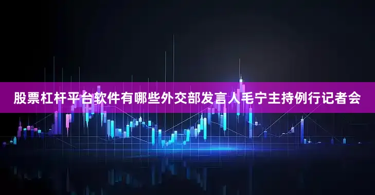 股票杠杆平台软件有哪些外交部发言人毛宁主持例行记者会